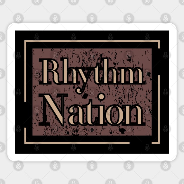 Rhythm Nation Sticker by Degiab